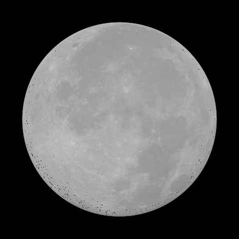 Moon app: the full Moon rendered from albedo and elevation maps